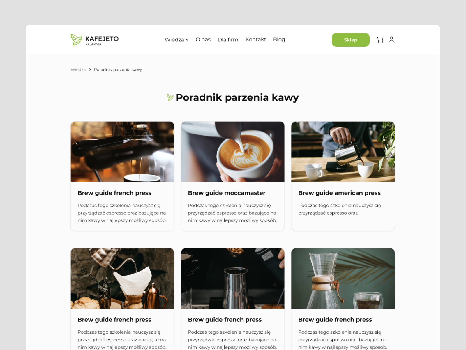 Kafejeto.pl, page 3