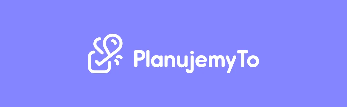 The PlanujemyTo wordmark in white on the violet brand field.