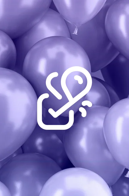 The PlanujemyTo mark, a checkbox joined with a balloon.