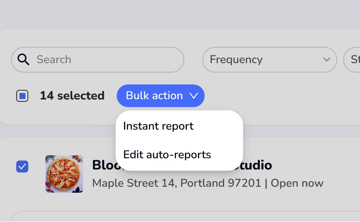 Multiple reports at once